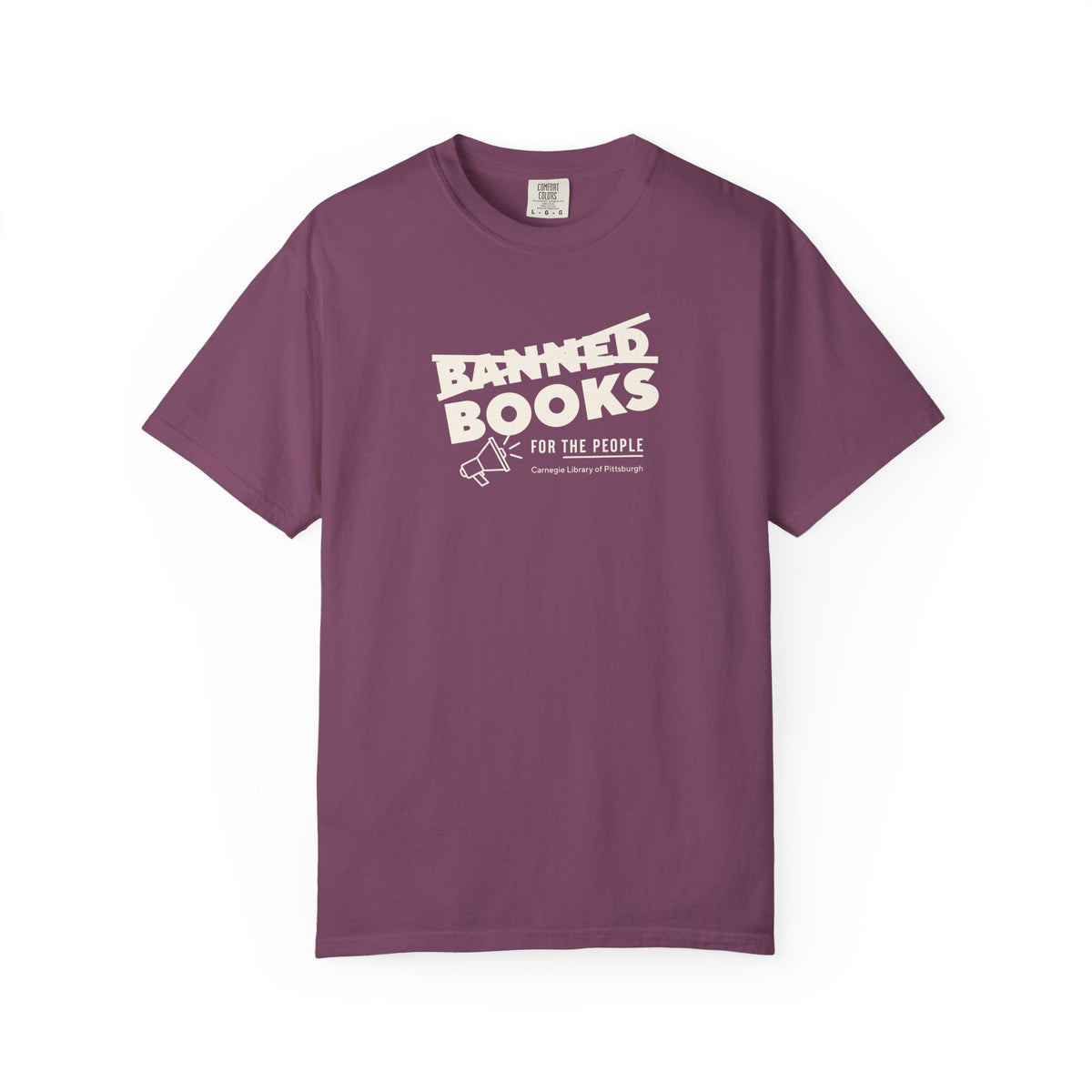 Books for the People garment-dyed T