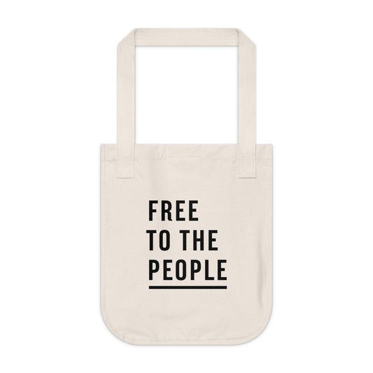 Free to the People Organic Canvas Tote Bag