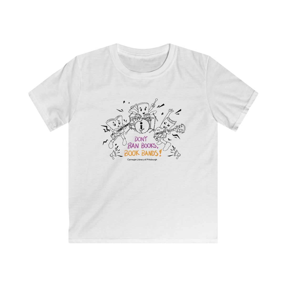 Kids Don't Ban Books, Book Bands T-shirt