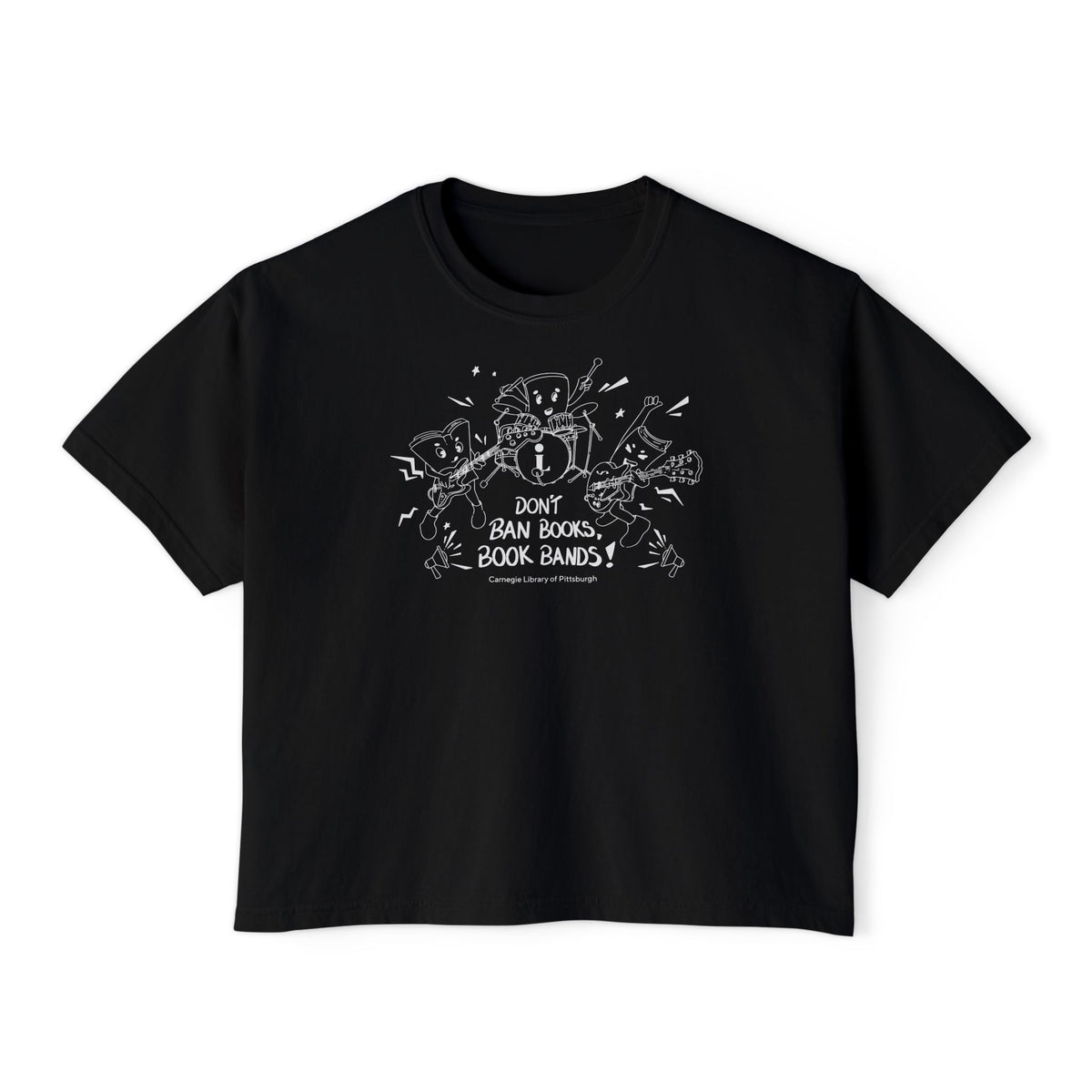 Don't Ban Books, Book Bands boxy women's T