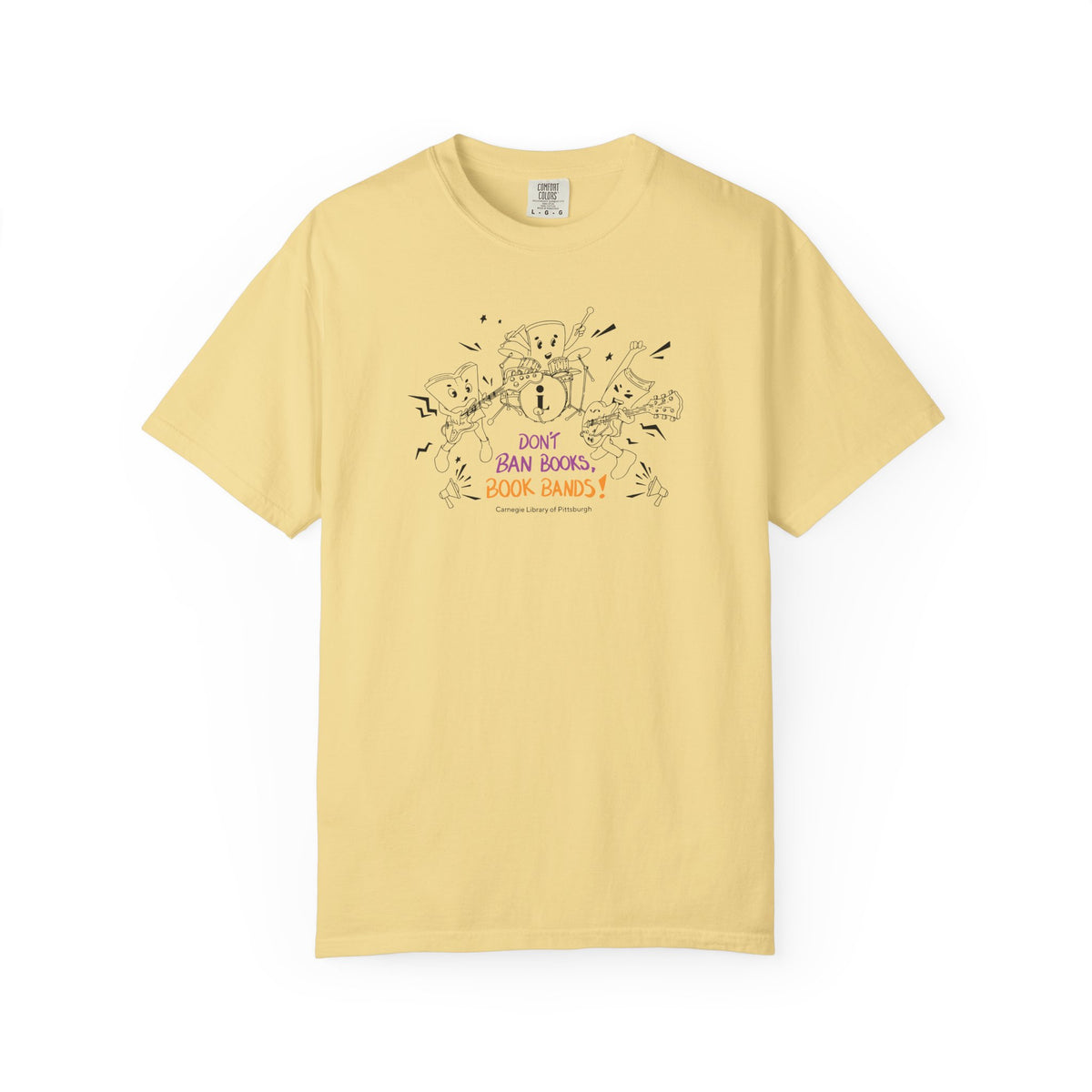 Don't Ban Books, Book Bands garment-dyed T