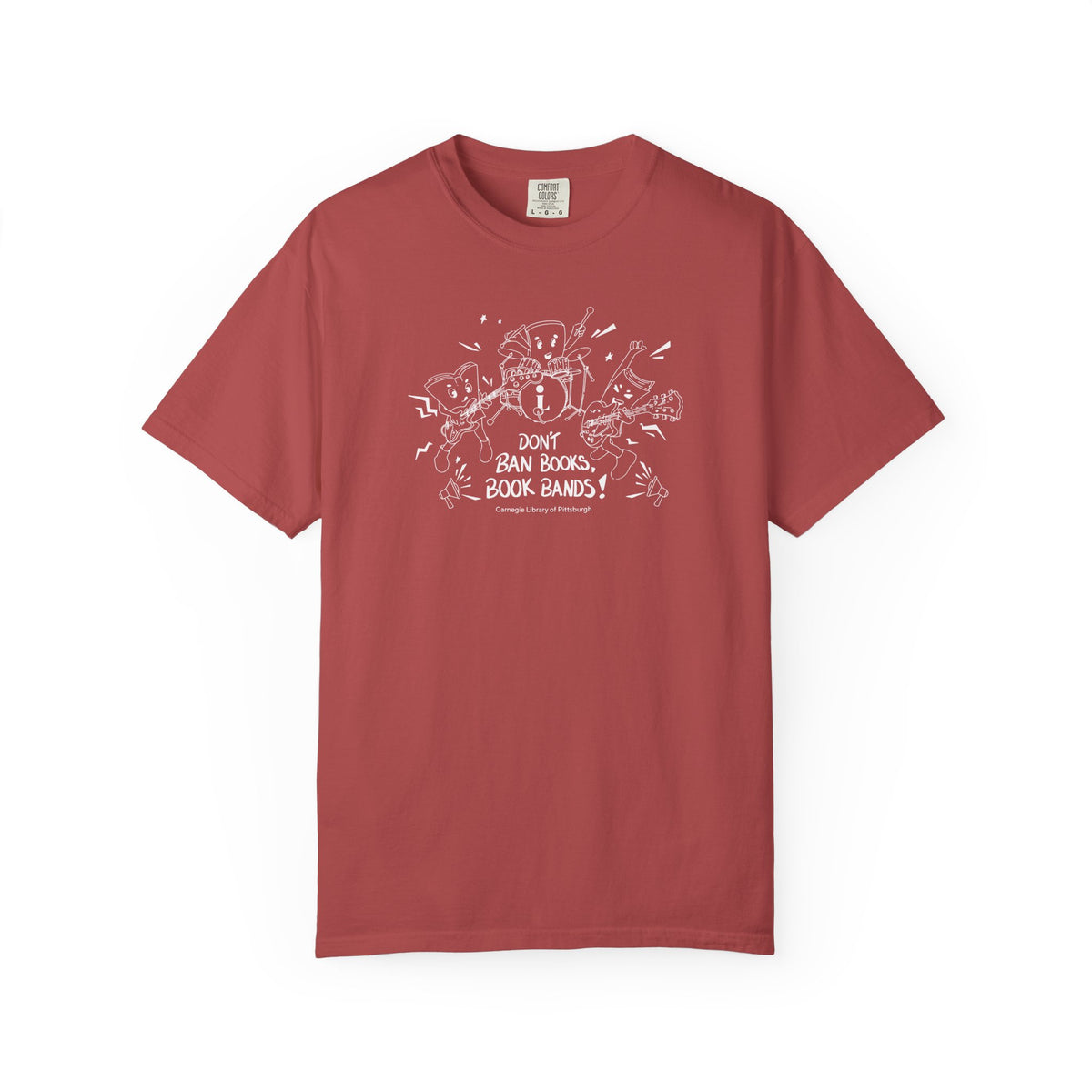 Don't Ban Books, Book Bands garment-dyed T