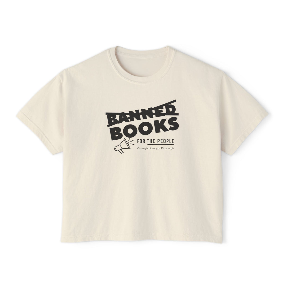 Books For The People Crop Tee