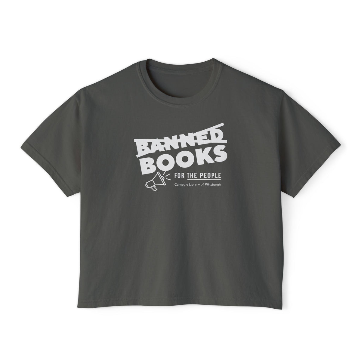 Books For The People Crop Tee