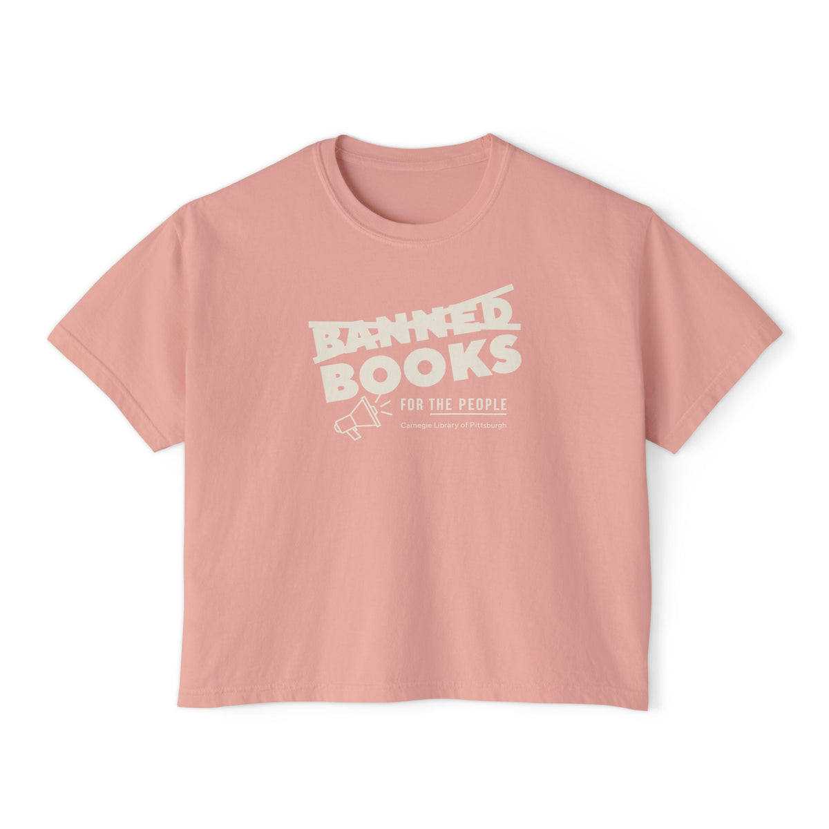 Books For The People Crop Tee