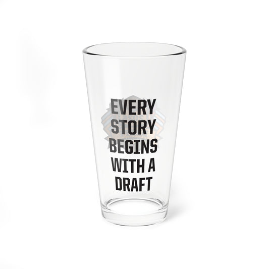 CLP 2026 "Every Story Begins With a Draft” Pint Glass