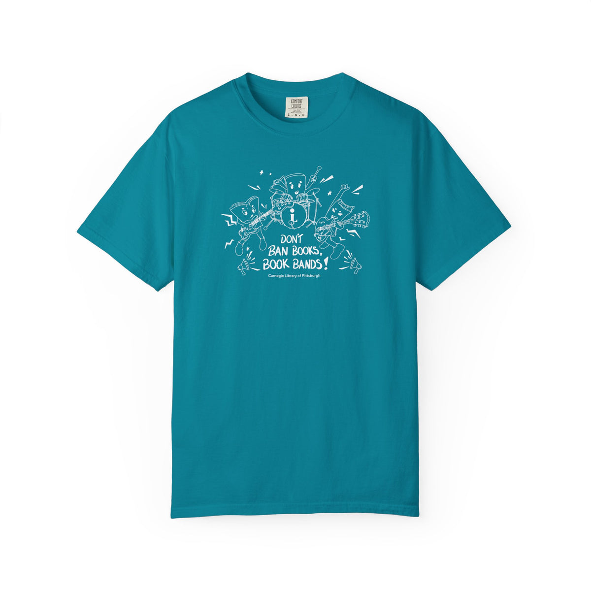 Don't Ban Books, Book Bands garment-dyed T
