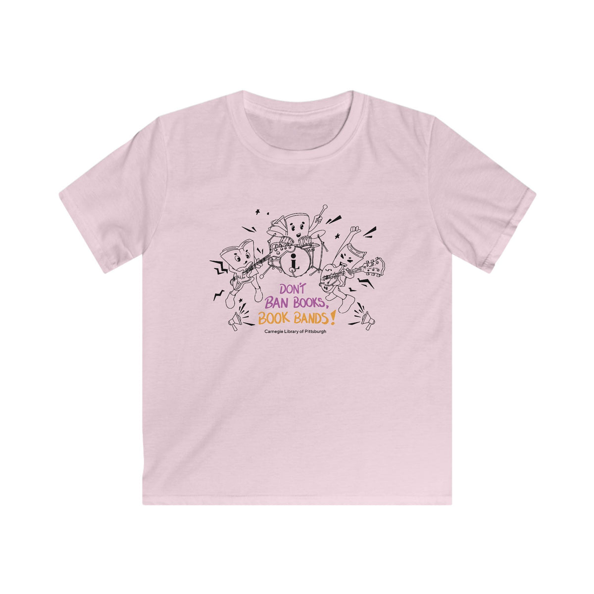 Kids Don't Ban Books, Book Bands T-shirt