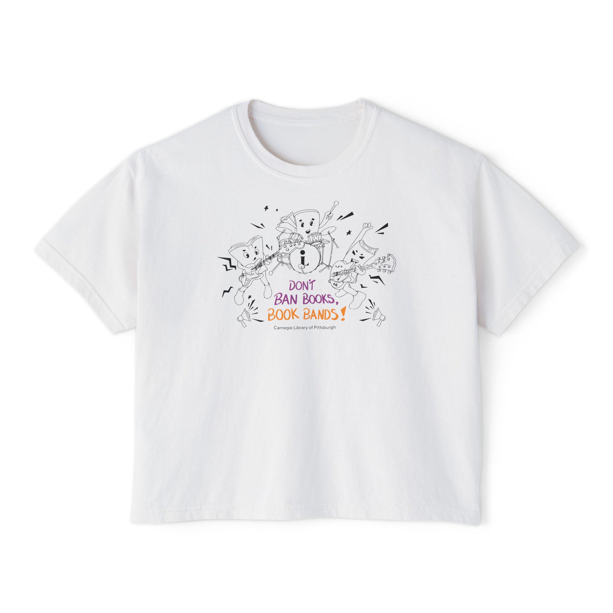 Don't Ban Books, Book Bands boxy women's T