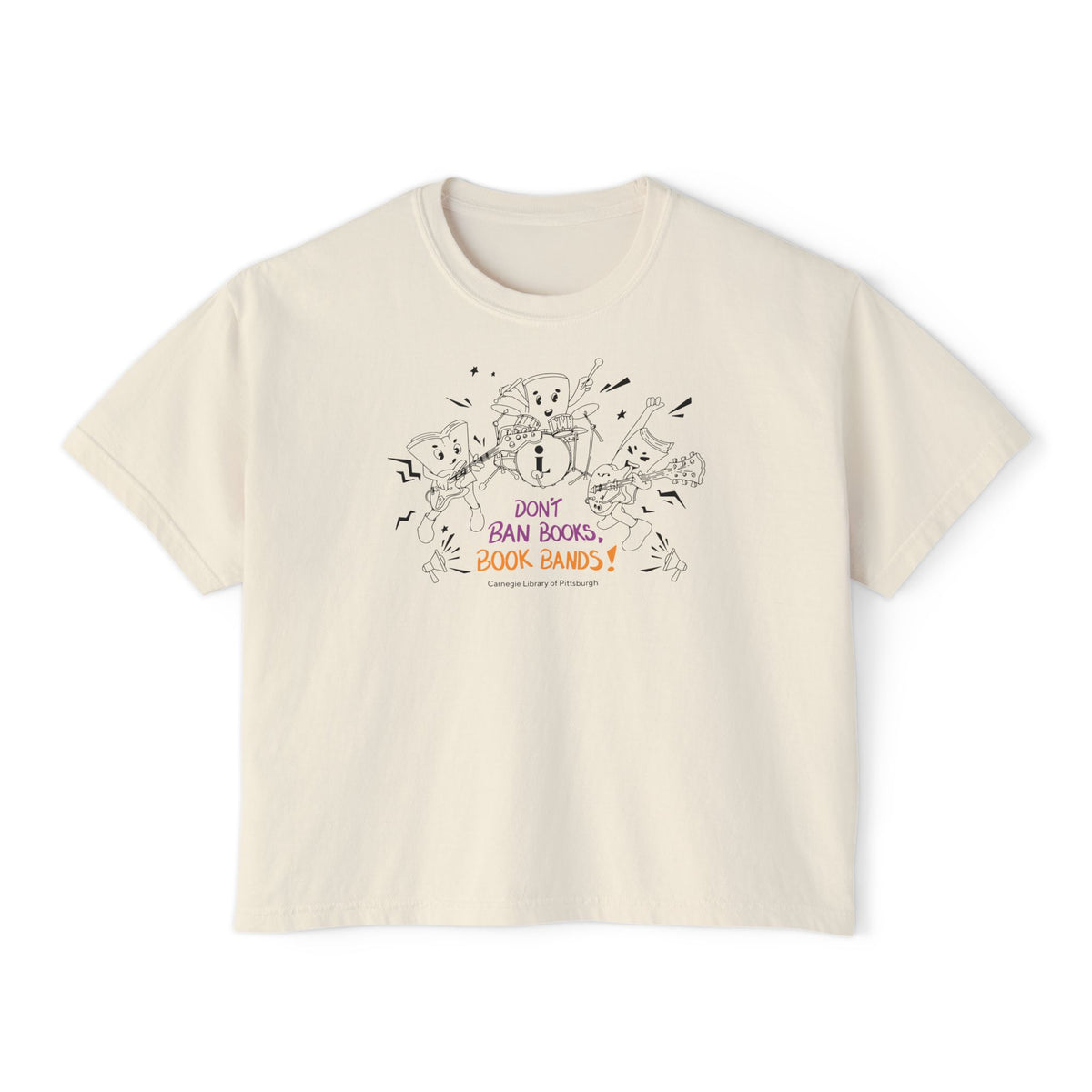 Don't Ban Books, Book Bands boxy women's T