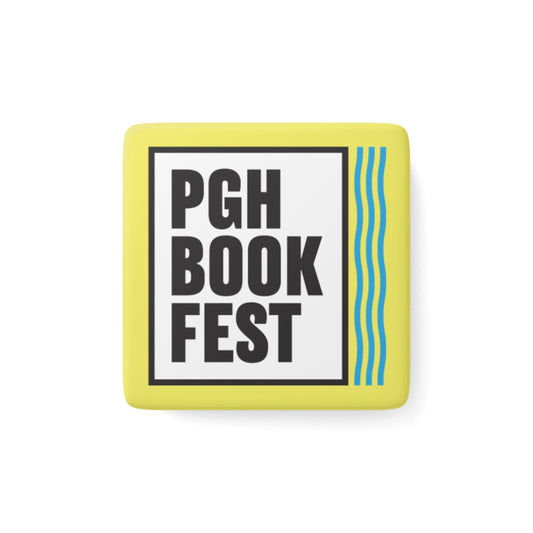 Pgh Book Fest Porcelain Magnet
