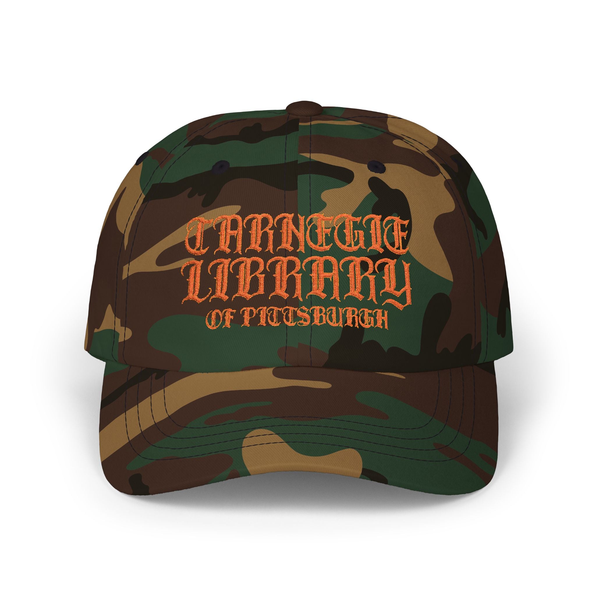 CLP Metal Camo Dad Cap – Carnegie Library of Pittsburgh Store