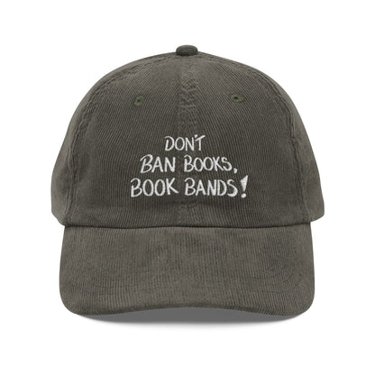 Don't Ban Books, Book Bands Corduroy Dad Hat