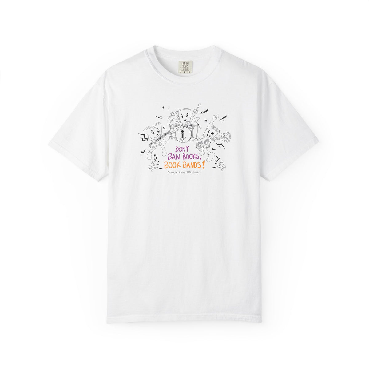 Don't Ban Books, Book Bands garment-dyed T