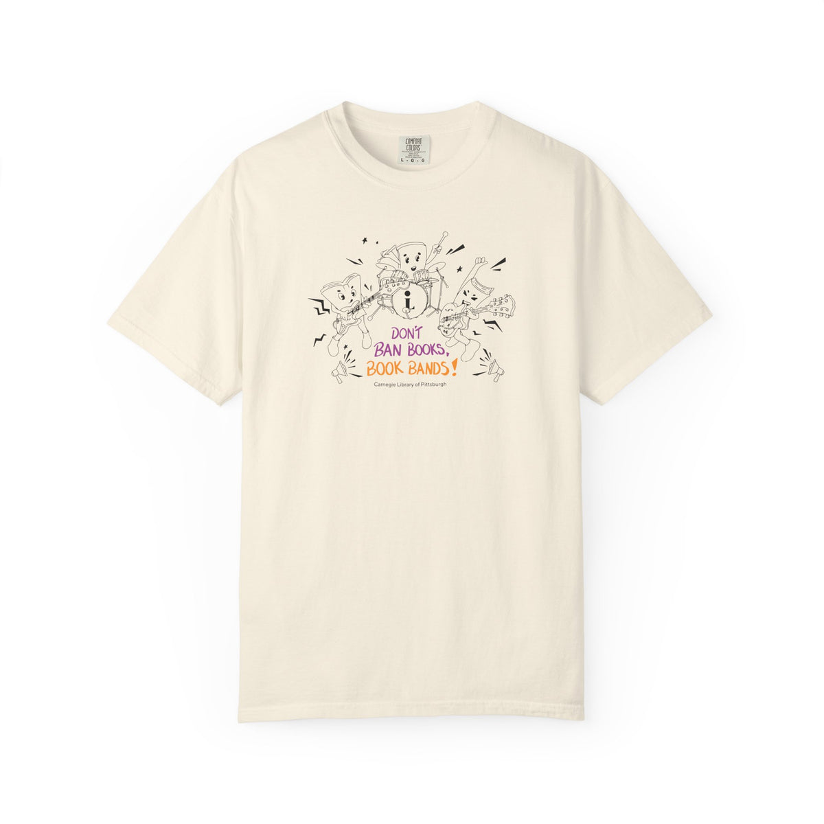 Don't Ban Books, Book Bands garment-dyed T
