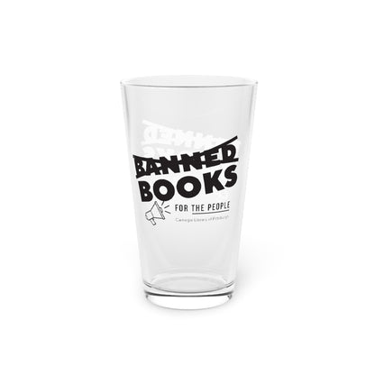 Books for the People 16oz Pint Glass