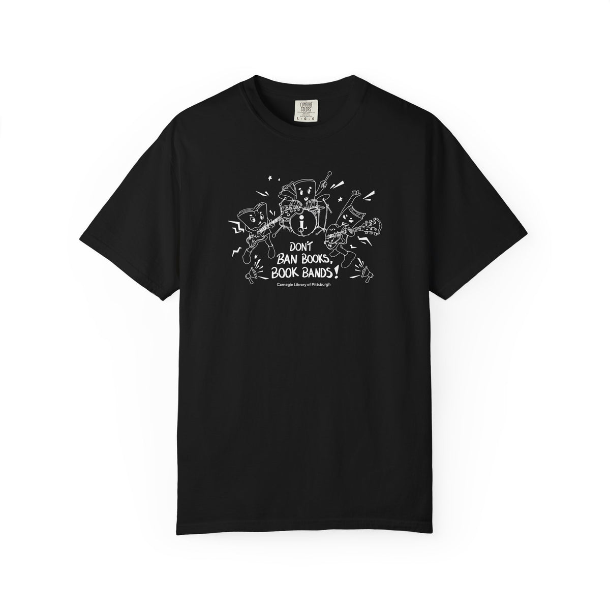 Don't Ban Books, Book Bands garment-dyed T