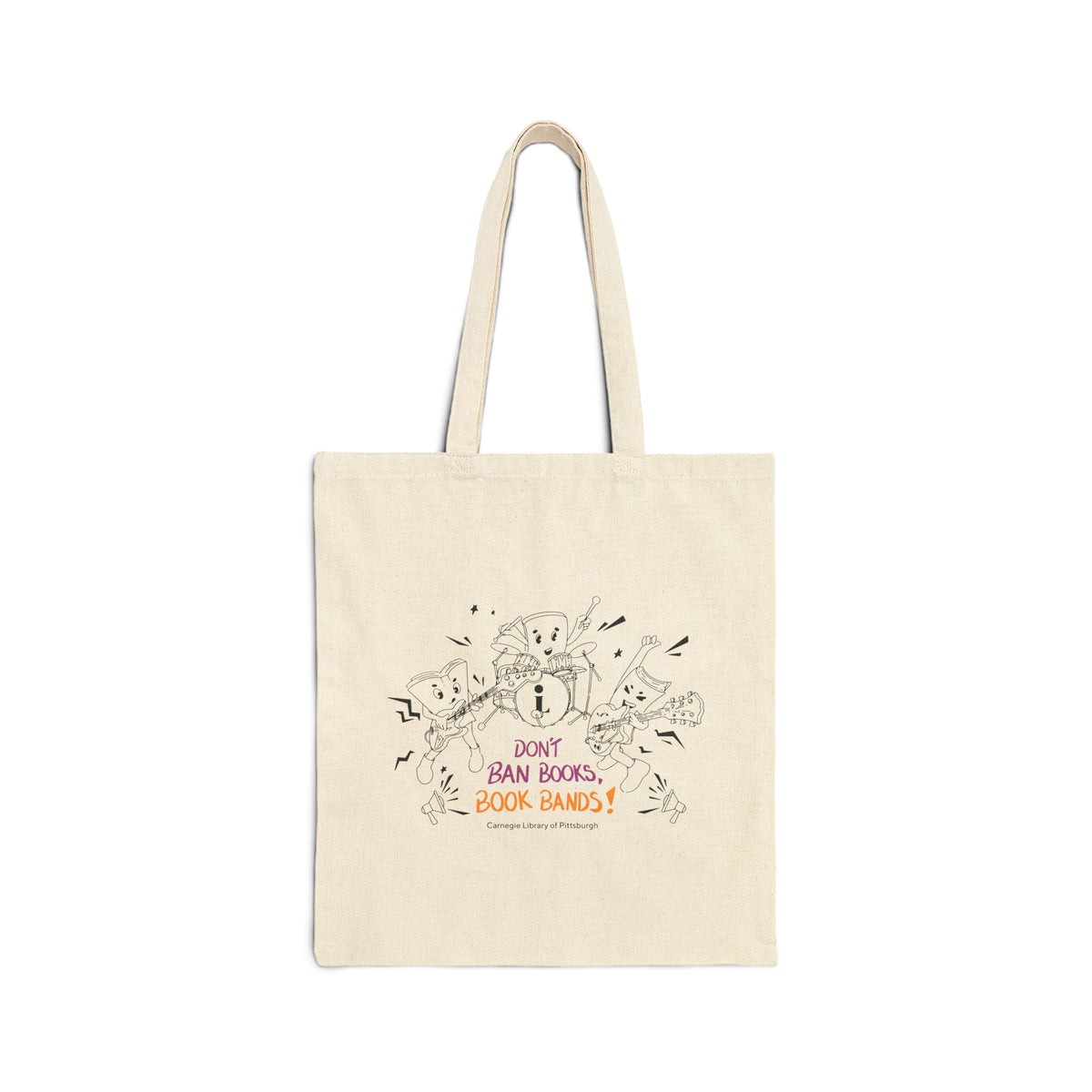 Don't Ban Books, Book Bands Tote Bag