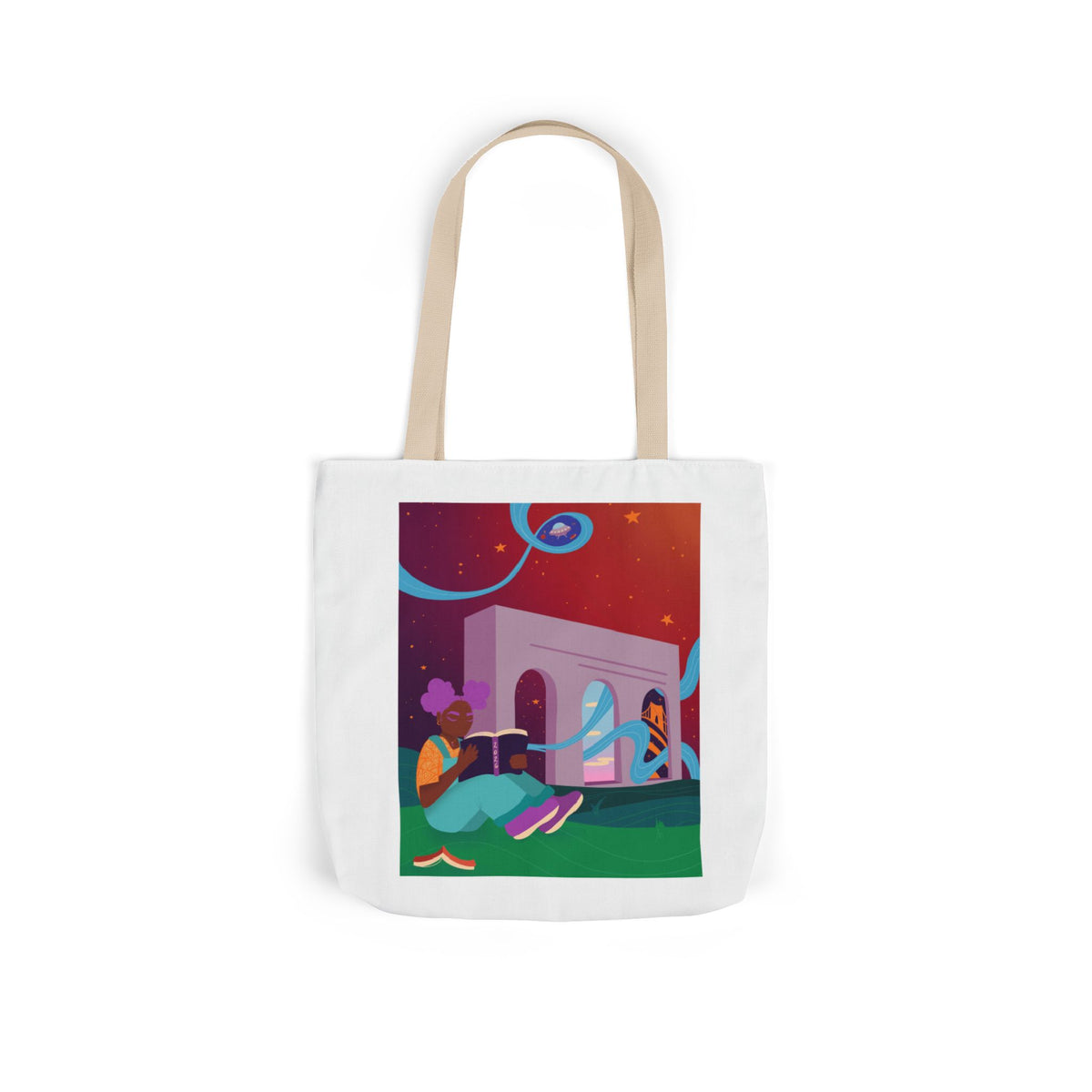 2026 Pgh Book Fest Artist Series – Canvas Tote Bag